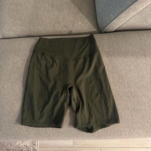 Olive Green Women's Shorts gymshark